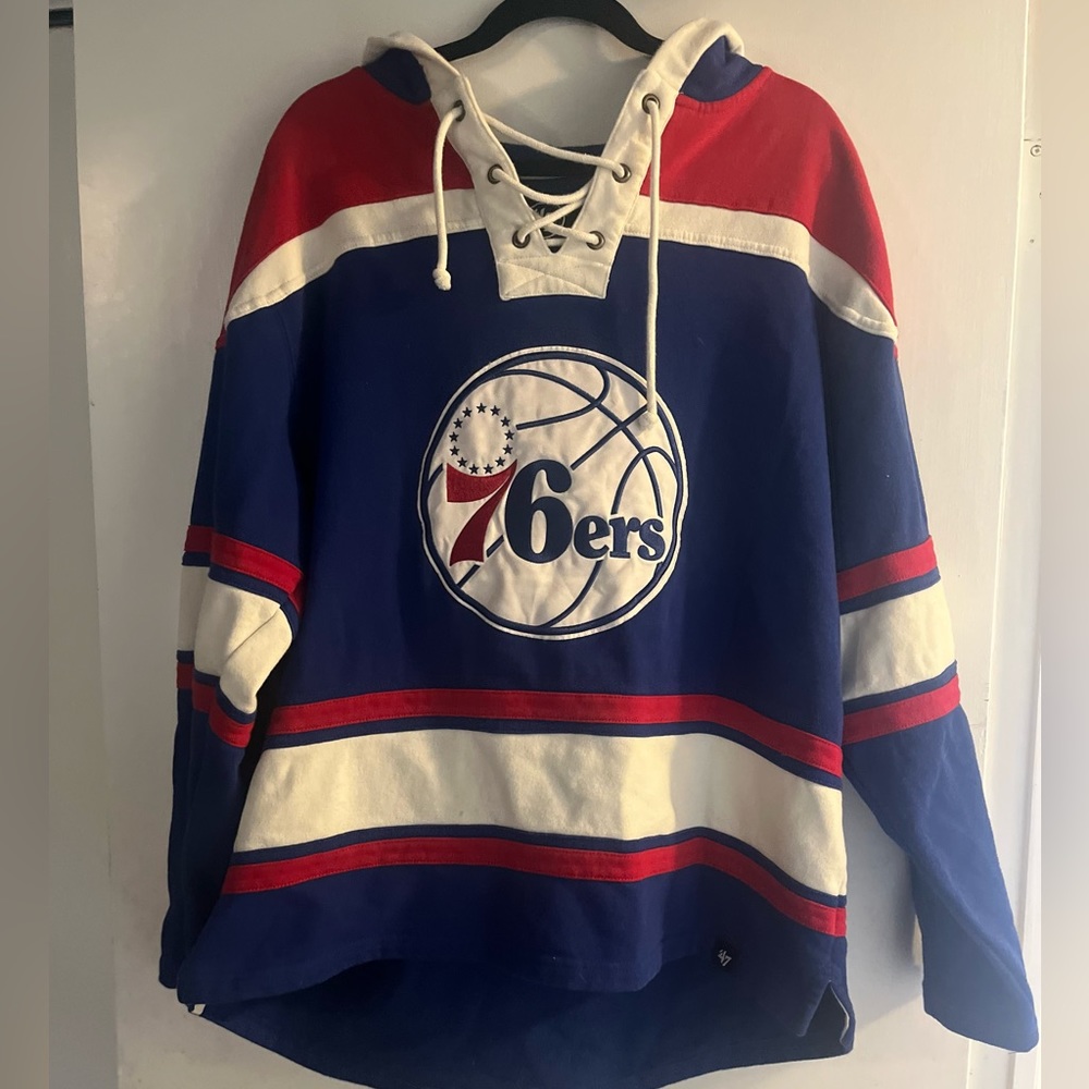 PHILADELPHIA 76ERS SUPERIOR '47 LACER HOOD